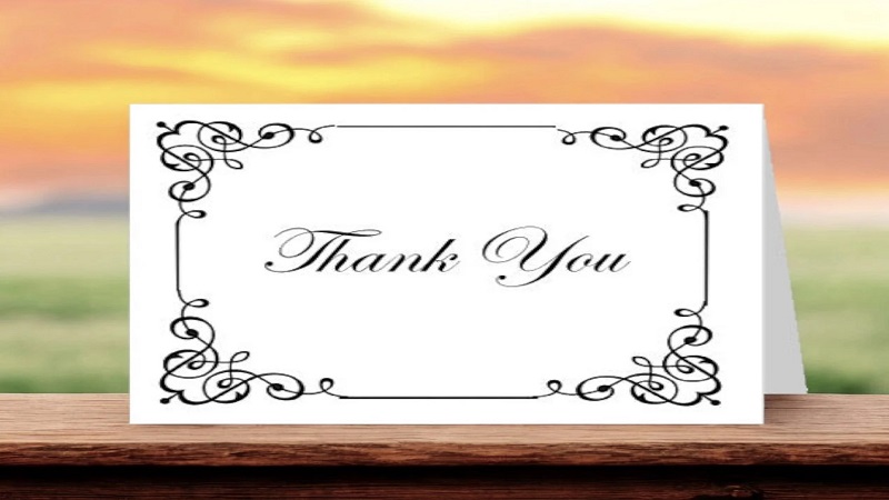 Thank You Card Design from Adobe Express